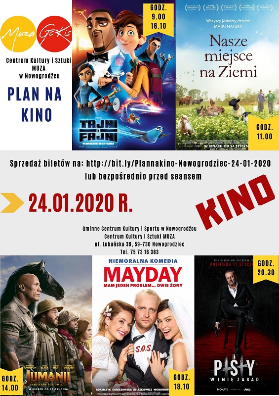 Plan na Kino w Nowogrodźcu