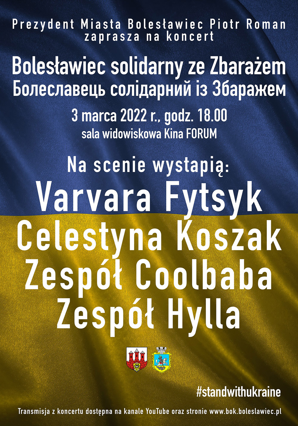 Koncert „Bolesławiec solidarny ze Zbarażem”