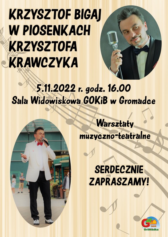 Krzysztof Bigaj w piosenkach Krzysztofa Krawczyka