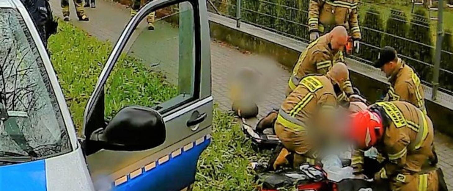 Strażacy uratowali życie mężczyźnie