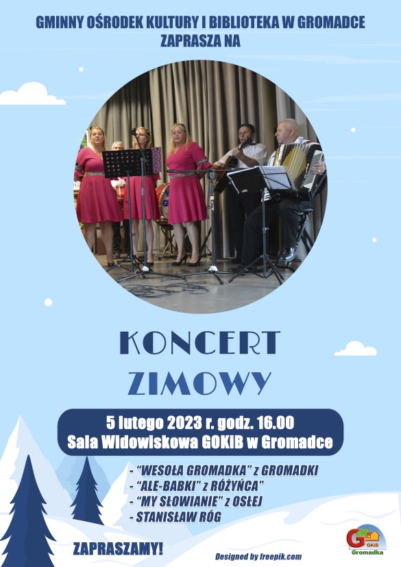 Koncert zimowy w Gromadce