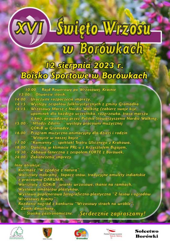 XVI Święto Wrzosu w Borówkach